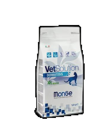 MONGE VetSolution Dermatosis for cats with skin diseases 1.5 kg - Buy Online on GoSupps.com