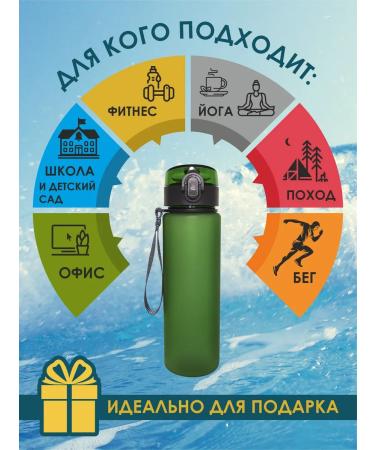 Copernicus-print A cookie bottle 500 ml green - Buy Online on GoSupps.com