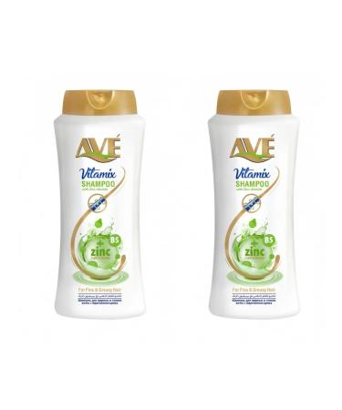AVE Shampoo 2 pieces of 400 ml. for oily and thin hair