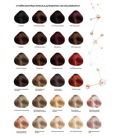 Studio Professional 3D 2025 Persistent hair cream for hair 6.4 Chocolate - Buy Online on GoSupps.com