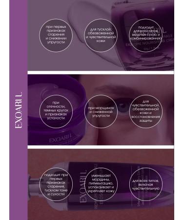 EXOARIL Cosmetics set of patches serum and face cream with exosomes - Buy Online on GoSupps.com