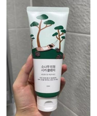 round lab Korean foam for problem skin Pine Calming Cica - Buy Online on GoSupps.com