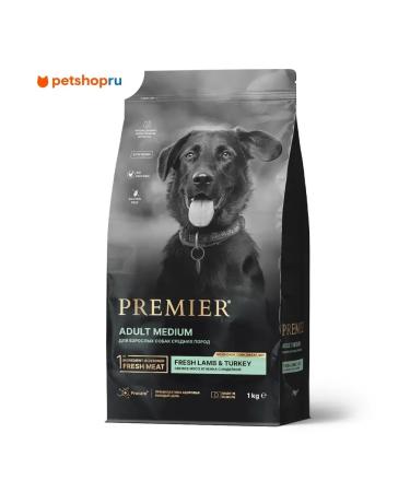 PREMIER Dry food for dogs cf. rocks lambs with turkey 1 kg