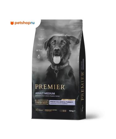 PREMIER Dry food for dogs cf. rocks salmon with turkey 10 kg