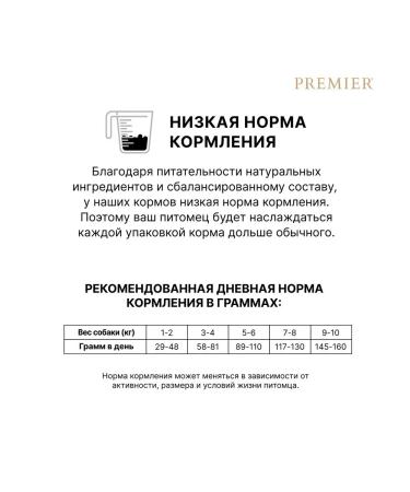 PREMIER Dry food for dogs is small. rocks salmon with turkey 1 kg - Buy Online on GoSupps.com