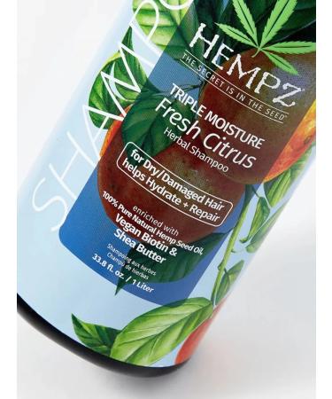 HEMPZ Moisturizing hair shampoo Daily Herbal Replenishing - Buy Online on GoSupps.com
