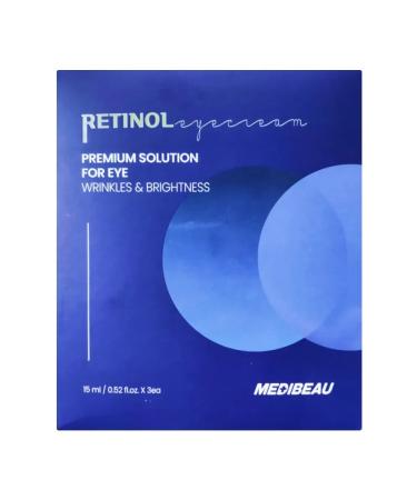 MEDIBEAU Skin cream around the eyes with retinol 15 ml x 3 pcs - Buy Online on GoSupps.com