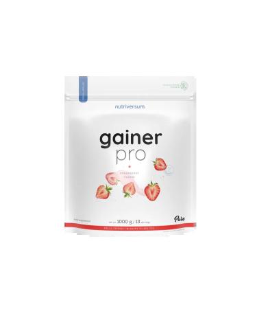 Nutriversum Gainer Pro Gainer 1000 g with strawberries taste