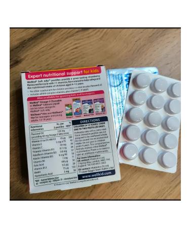 Vitabiotics WellKid Soft Jelly 30 Pastilles Natural Strawberry Flavor - Buy Online on GoSupps.com