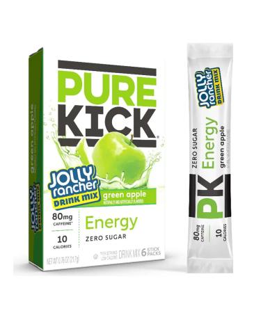 Energy drink Pure Kick Energy Green Apple - Buy Online on GoSupps.com