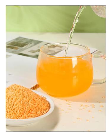 Fast -and -soluble orange juice 400 g*2 banks - Buy Online on GoSupps.com