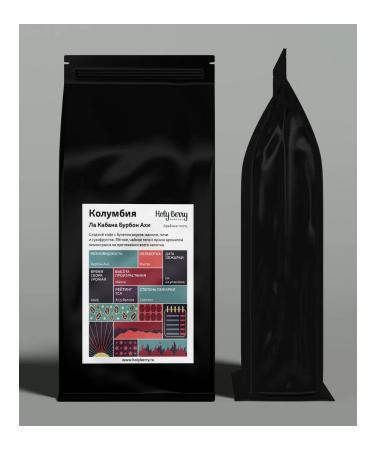 Holy Berry Colombia La Kaban Bourbon ahi 1000 g arabica 100%