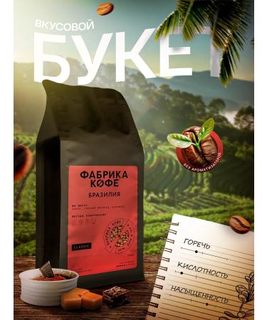 Coffee Factory Brazil Gosto grain coffee 500g - Buy Online on GoSupps.com