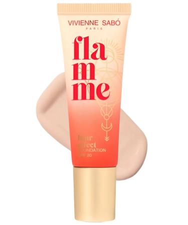 VIVIENNE SABO Cream Tonal Flamme SPF 20 02 light beige 23 ml - Buy Online on GoSupps.com
