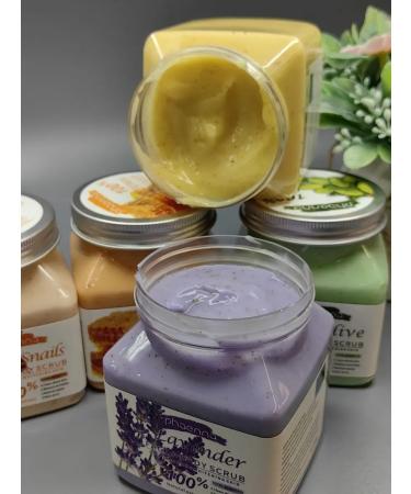 Fruit body scrub with lemon