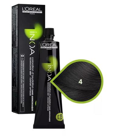 L'Oreal Professionnel Hair dye stable inoa ods2 tone 4 60 ml - Buy Online on GoSupps.com