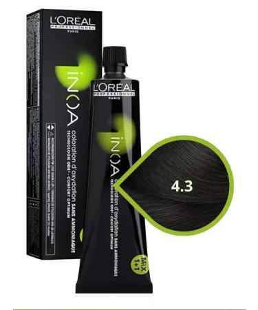 L'Oreal Professionnel Hair dye is persistent Inoa Ods2 tone 4.3 60 ml - Buy Online on GoSupps.com