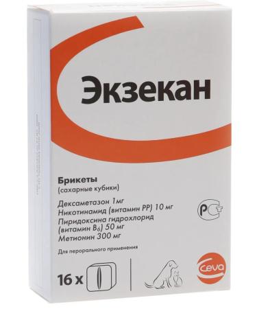 Ceva Eczecan against acute and chronic dermatitis 16 briquettes