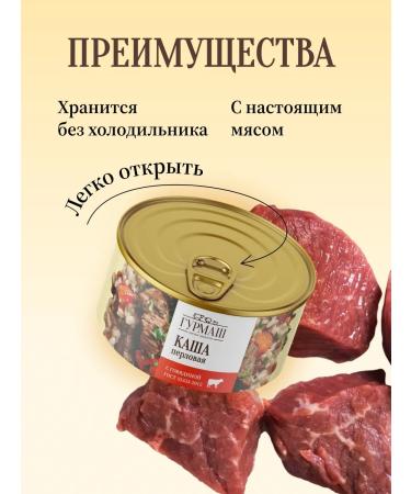 Pension porridge with beef gourmash 325 g - Buy Online on GoSupps.com