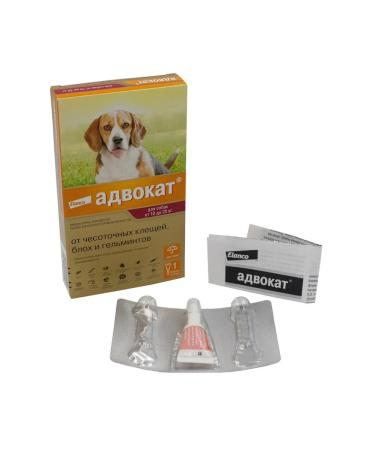 Elanco Lawyer 250 drops from fleas and ticks for dogs 10-25kg1 PIP - Buy Online on GoSupps.com