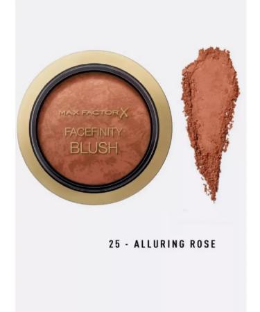 MAX FACTOR Blush Facefinity Blus tone 25 Alluring Rose 1.5g-2pcs - Buy Online on GoSupps.com