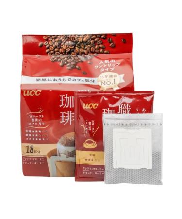 UCC Ground Coffee Drip packages The Blend Rich 18 pak 7g - Buy Online on GoSupps.com