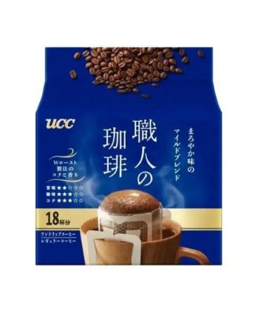 UCC Ground Coffee Drip packages The Blend Mild 18 pak 7g