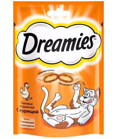 DREAMIES Tidbious pillows for cats with chicken 30 g