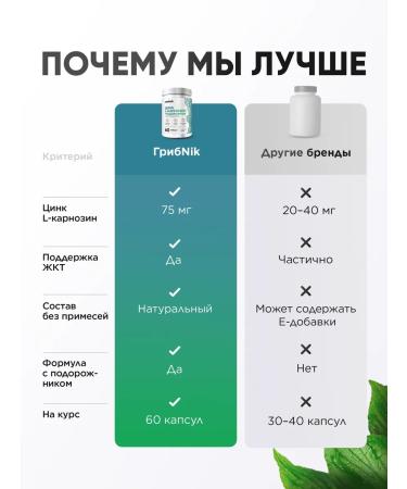 MushroomNik Zinc carnosine for gastrointestinal tract and beauty - Buy Online on GoSupps.com