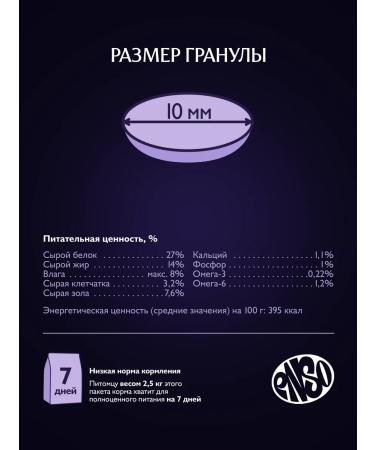 Enso Dry food for dogs of small breeds with lamb 0.4 kg - Buy Online on GoSupps.com