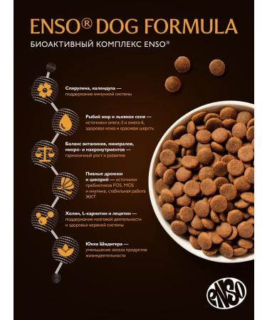 Enso Dry food for puppies of small breeds with a duck 1.5 kg - Buy Online on GoSupps.com