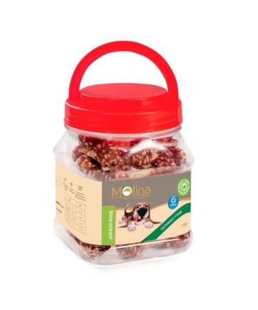 Molina A delicacy for dogs dumbbells with a duck 400 g - Buy Online on GoSupps.com