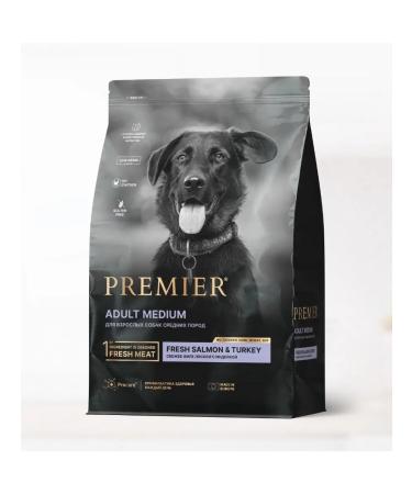 PREMIER for dogs of medium breeds with salmon and turkey 10 kg - Buy Online on GoSupps.com