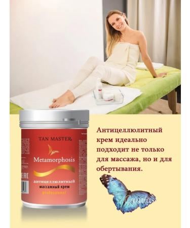 TAN MASTER Anti -cellulite massage cream "Metamorphosis" 500 ml - Buy Online on GoSupps.com