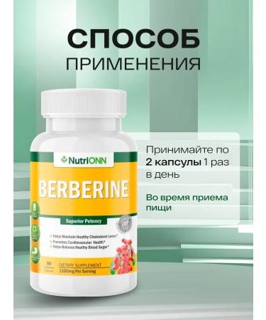 Nutri ONN Berberin 90 capsules. Effective fat burner - Buy Online on GoSupps.com