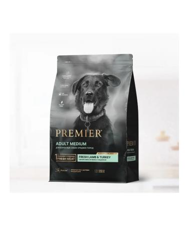 PREMIER For dogs of medium breeds with lamb and turkey 10 kg - Buy Online on GoSupps.com
