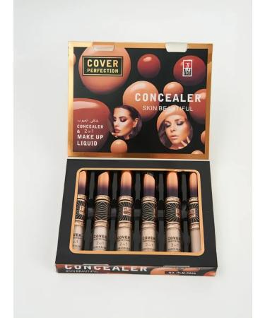 ASSI si Concealer Corrector for Facial Facial 2 in 1 set 2 pcs tone 01 - Buy Online on GoSupps.com