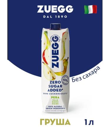 Zuegg Drink Sokom -containing pear without sugar 12pc x 1 l