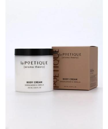 laPOETIQUE Perfumed hand and body cream sandalwood and vanilla - Buy Online on GoSupps.com