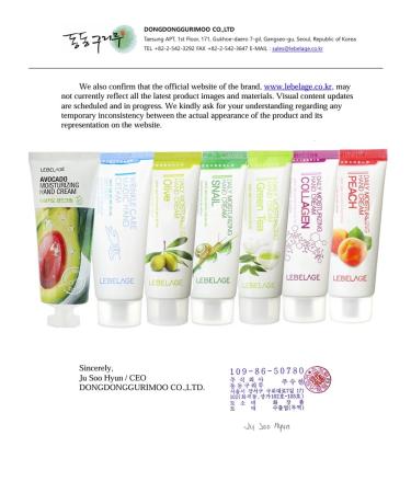 Lebelage Korean hand cream - Buy Online on GoSupps.com