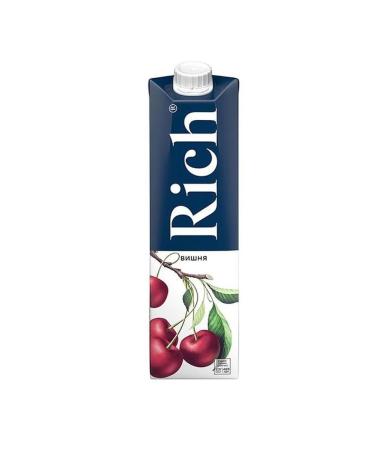 Rich Cherry juice 12 pcs 1 liter - Buy Online on GoSupps.com
