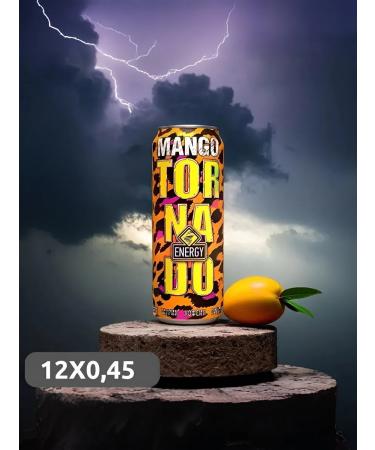 Tornado Energy Tornado Mango Energy drink 0.45l x 12pcs