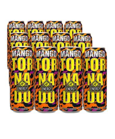 Tornado Energy Tornado Mango Energy drink 0.45l x 12pcs - Buy Online on GoSupps.com