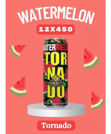 Tornado Energy Tornado Watermelon 0.45l x 12pcs Energy