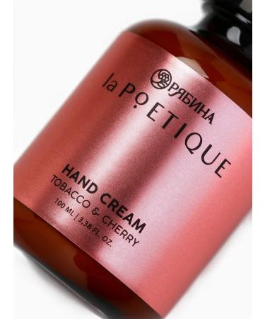 laPOETIQUE Hand cream 100 ml aroma tobacco and cherry - Buy Online on GoSupps.com
