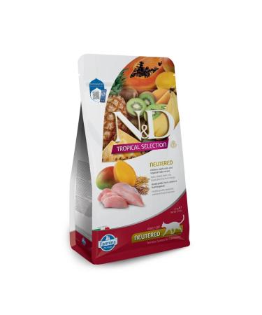 Farmina ND tropical with chicken for sterilized cats 1.5 kg - Buy Online on GoSupps.com