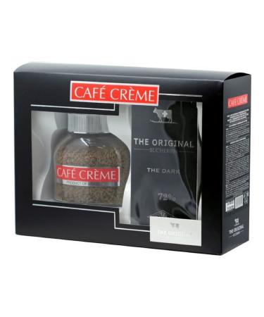 CAFE CREME Set of gift coffee 90g and chocolate 90 g - Buy Online on GoSupps.com