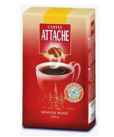 Attache Coffee ground Vienna fry 250 g - Buy Online on GoSupps.com
