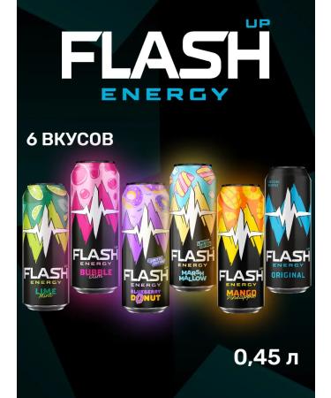 Flash Up Energy Energy drink 5 pcs x 0.45 l