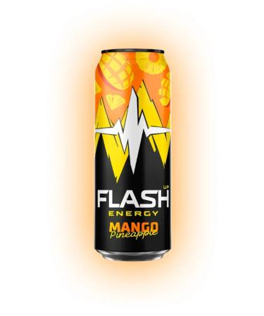 Flash Up Energy Energy drink 5 pcs x 0.45 l - Buy Online on GoSupps.com